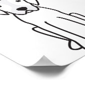 Catahoula Leopard Dog Poster (Ecke)