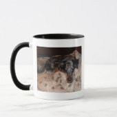 Catahoula Leopard Dog Snoozing Tasse (Links)