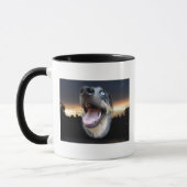 Catahoula Leopard Dog Sunset Tasse (Links)
