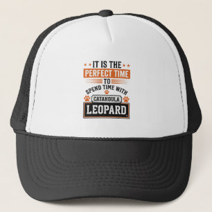 Catahoula Leopard Dog Vintage Time-Shirt-Design_1 Truckerkappe