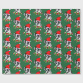 Catahoula Leopard Dog Weihnachten Geschenkpapier (Flach)
