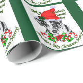 Catahoula Leopard Dog Weihnachten Geschenkpapier (Rolleneckpunkt)