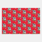 Catahoula Leopard Dog Weihnachten Geschenkpapier Set (Vorderseite 2)