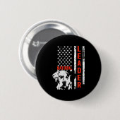 Catahoula Leopard Hund Flag Naturführender Hund Button (Vorne & Hinten)