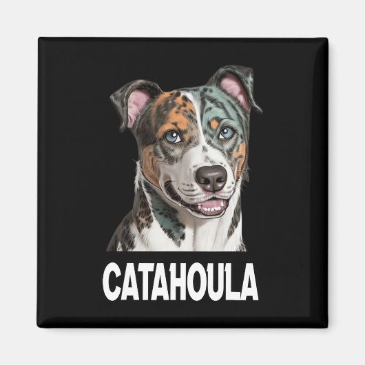 Catahoula Leopard Hund Hunde Liebe Männer Frauen Magnet (Vorne)