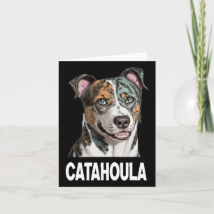 Catahoula Leopard Hund Kunst Haustierliebhaber für Karte