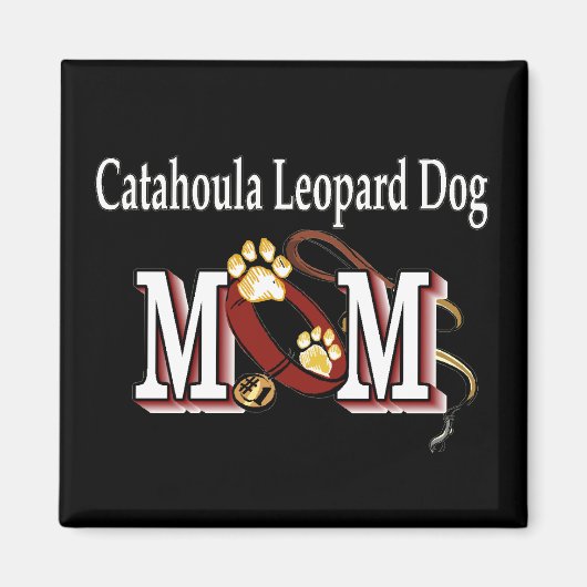 Catahoula Leopard Hund MAMA Magnet (Vorne)