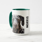 Catahoula Leopard Hund personalisierte Mug Tasse (Vorderseite Links)
