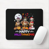 Catahoula Leopard Hund Weihnachten Hallothankmas T Mousepad (Mit Mouse)