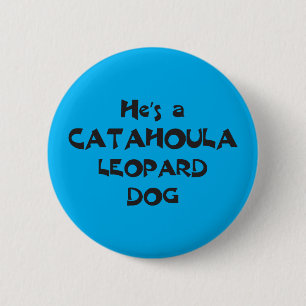 Catahoula Leopard-Hundeknopf Button