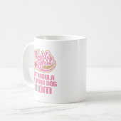 Catahoula Leopard-HundeMama-Hundezucht-Geschenk Kaffeetasse (Vorderseite Links)