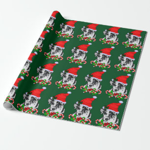 Catahoula Leopard-Hundeweihnachten Geschenkpapier
