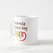 Catahoula Leopard-Hundezucht-Mama-Geschenk Kaffeetasse (Vorderseite Links)