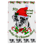 Catahula Leopard liebt Weihnachten Mittlere Geschenktüte (Vorderseite)
