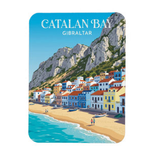 Catalan Bay Village Gibraltar Magnet