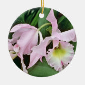 Catalaya Orchideen-Blumen Keramik Ornament (Vorne)