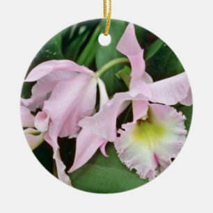 Catalaya Orchideen-Blumen Keramik Ornament