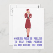 Catalina Courier Postkarte (Vorne/Hinten)