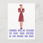 Catalina Courier Postkarte (Vorderseite)