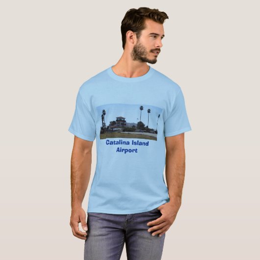 Catalina-Flughafen, Catalina-Insel-Flughafen T-Shirt (Vorne ganz)