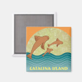 Catalina Flying Fish Magnet (Vorderseite/Rückseite)