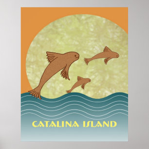 Catalina Flying Fish Poster