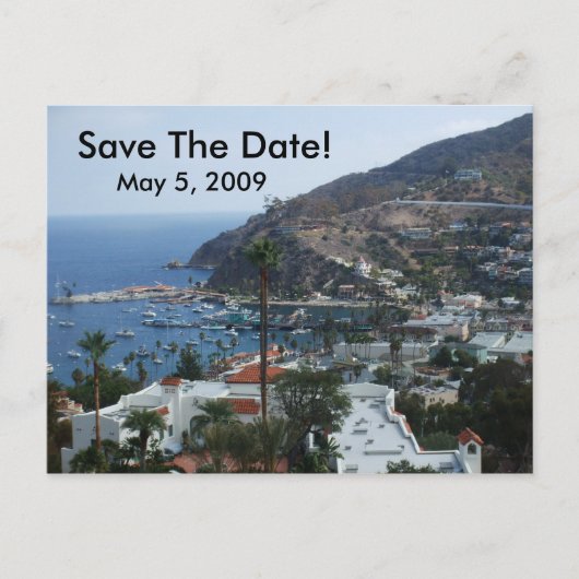 Catalina-Insel Ankündigungspostkarte (Vorderseite)