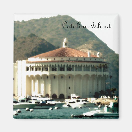 Catalina Insel Casino Magnet (Vorne)