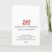 Catalina-Insel-Gruß-Karte Karte (Rückseite)