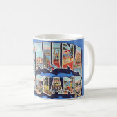 Catalina-Insel-Gruß-Tasse Kaffeetasse (VorderseiteRechts)