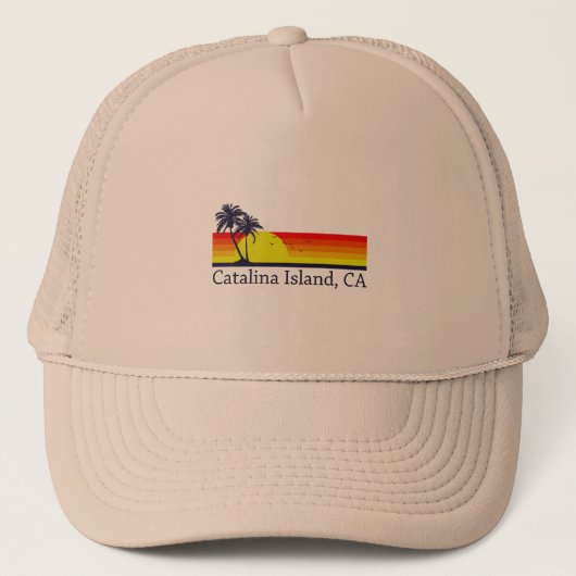 Catalina-Insel Kalifornien Truckerkappe (Vorderseite)