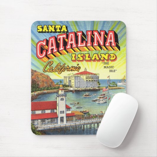 Catalina-Insel Mousepad (Mit Mouse)