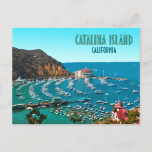 Catalina Insel Santa Catalina Kalifornien Vintage Postkarte