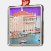 Catalina-Insel Silbernes Ornament (Links)