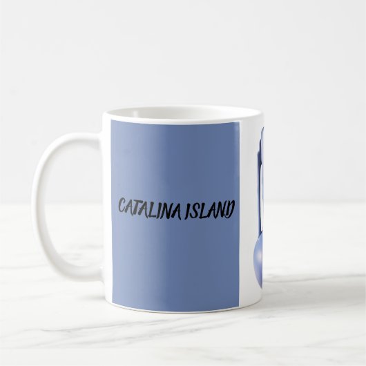 Catalina-Insel-Tonwaren-indische Kaffeetasse (Links)