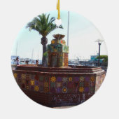 Catalina-Insel-Verzierung Keramik Ornament (Hinten)