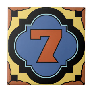 Catalina-Insel-Zahl-Adressen-Fliese 7 Fliese