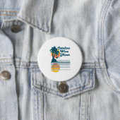 Catalina Inselwein und Palmmmischer TShirt Button (Beispiel)