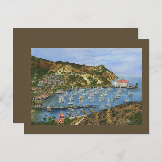 Catalina Island, CA - Mini Collectible Prints Postkarte (Vorne/Hinten)