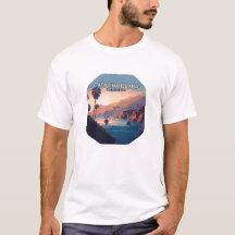 Catalina Island California Boote Sunset Retro