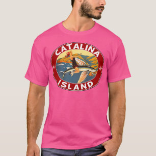 Catalina Island California Fish Vint T-Shirt