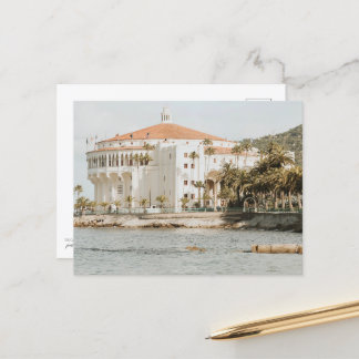 Catalina Island Casino Foto von Descanso Postkarte