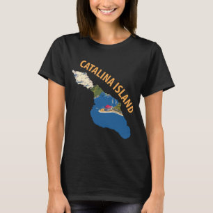 Catalina Island Coastal Blue Reise T-Shirt