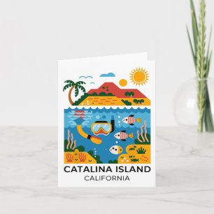 Catalina Island Kalifornien Wandern Karte
