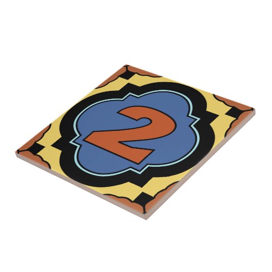 Catalina Island Number Address Tile 2 Fliese (Seite)