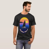 Catalina Island Sailing Printed On Front T-Shirt (Vorne ganz)