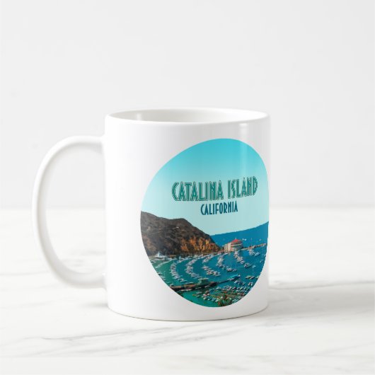 Catalina Island Santa Catalina Vintag Kaffeetasse (Links)