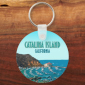 Catalina Island Santa Catalina Vintag Schlüsselanhänger (Vorderseite)