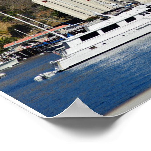 Catalina Island Theater Poster (Ecke)