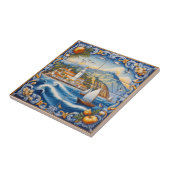 Catalina Island Tile - Verzierten 2 Größen Fliese (Seite)